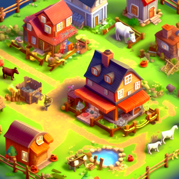 Country Valley Farming Game für Android | iOS